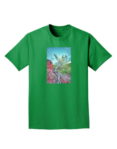 CO Cliffside Tree Adult Dark T-Shirt-Mens T-Shirt-TooLoud-Kelly-Green-Small-Davson Sales