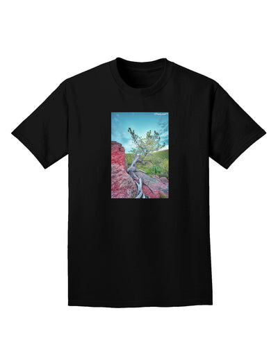 CO Cliffside Tree Adult Dark T-Shirt-Mens T-Shirt-TooLoud-Black-Small-Davson Sales