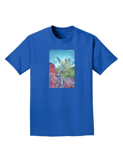 CO Cliffside Tree Adult Dark T-Shirt-Mens T-Shirt-TooLoud-Royal-Blue-Small-Davson Sales