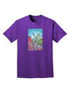 CO Cliffside Tree Adult Dark T-Shirt-Mens T-Shirt-TooLoud-Purple-Small-Davson Sales