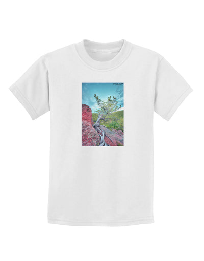 CO Cliffside Tree Childrens T-Shirt-Childrens T-Shirt-TooLoud-White-X-Small-Davson Sales