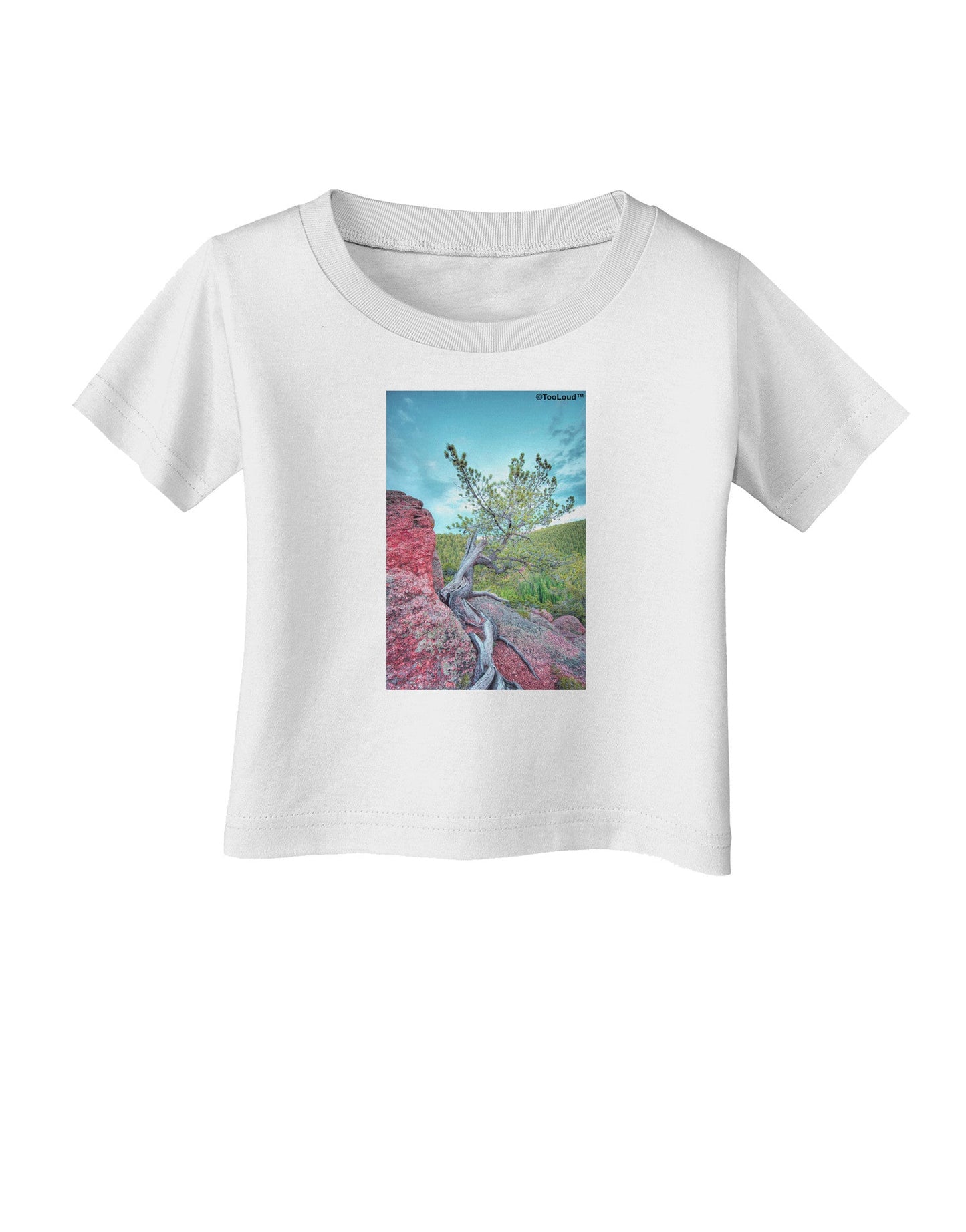 CO Cliffside Tree Infant T-Shirt-Infant T-Shirt-TooLoud-White-06-Months-Davson Sales
