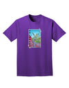 CO Cliffside Tree Text Adult Dark T-Shirt-Mens T-Shirt-TooLoud-Purple-Small-Davson Sales