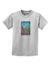 CO Cliffside Tree Text Childrens T-Shirt-Childrens T-Shirt-TooLoud-AshGray-X-Small-Davson Sales