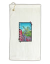 CO Cliffside Tree Text Micro Terry Gromet Golf Towel 16 x 25 inch-Golf Towel-TooLoud-White-Davson Sales