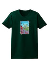 CO Cliffside Tree Text Womens Dark T-Shirt-TooLoud-Forest-Green-Small-Davson Sales