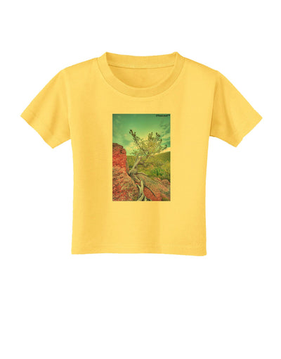 CO Cliffside Tree Toddler T-Shirt-Toddler T-Shirt-TooLoud-Yellow-2T-Davson Sales