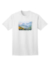 CO Fog Mountains Text Adult T-Shirt-Mens T-Shirt-TooLoud-White-Small-Davson Sales