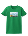 CO Fog Mountains Text Womens Dark T-Shirt-TooLoud-Kelly-Green-X-Small-Davson Sales