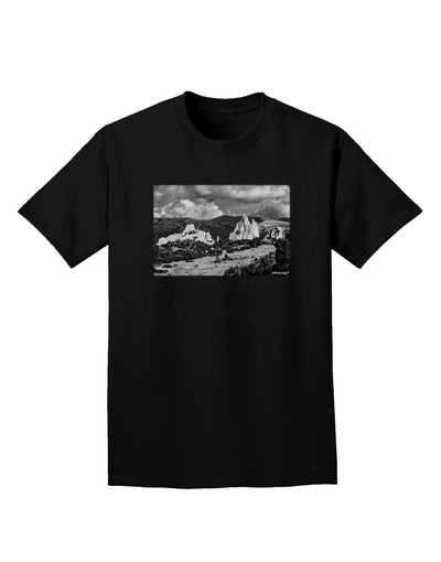 CO Mountain Forest Scene Adult Dark T-Shirt-Mens T-Shirt-TooLoud-Black-Small-Davson Sales