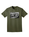 CO Mountain Forest Scene Adult Dark T-Shirt-Mens T-Shirt-TooLoud-Military-Green-Small-Davson Sales