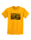 CO Mountain Forest Scene Childrens T-Shirt-Childrens T-Shirt-TooLoud-Gold-X-Small-Davson Sales