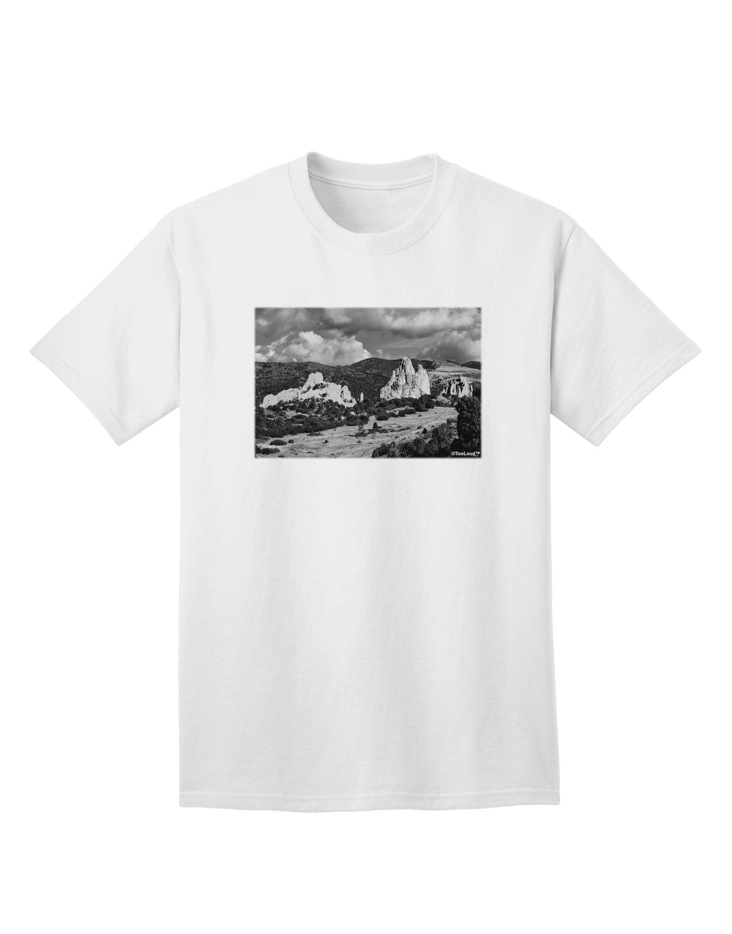 CO Mountain Forest Scene - Premium Adult T-Shirt Collection-Mens T-shirts-TooLoud-White-Small-Davson Sales