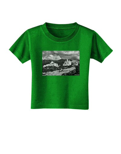 CO Mountain Forest Scene Toddler T-Shirt Dark-Toddler T-Shirt-TooLoud-Clover-Green-2T-Davson Sales