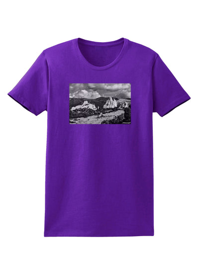 CO Mountain Forest Scene Womens Dark T-Shirt-TooLoud-Purple-X-Small-Davson Sales