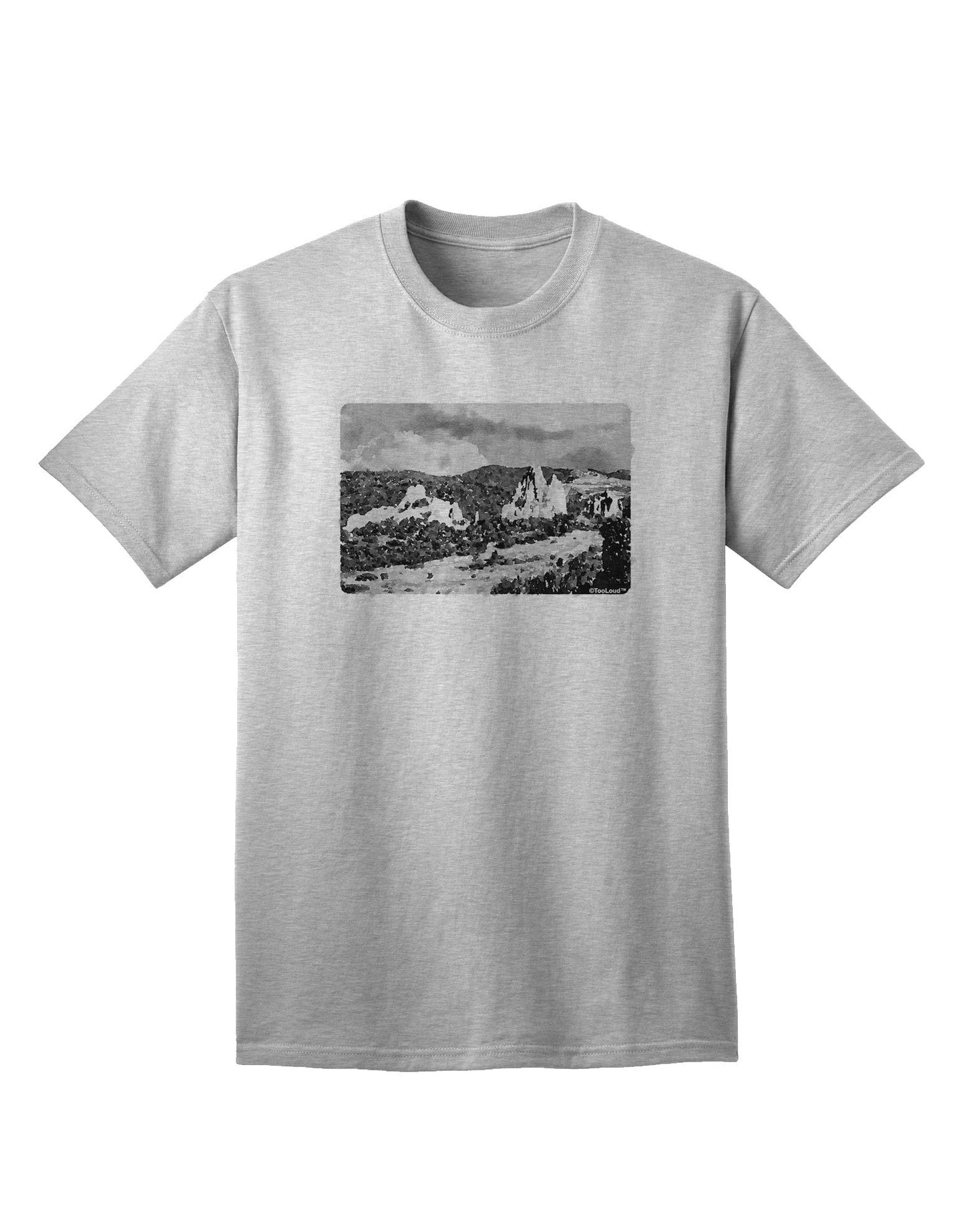 CO Mountain Forest Watercolor - Premium Adult T-Shirt Collection-Mens T-shirts-TooLoud-AshGray-Small-Davson Sales