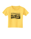 CO Mountain Forest Watercolor Toddler T-Shirt-Toddler T-Shirt-TooLoud-Yellow-2T-Davson Sales