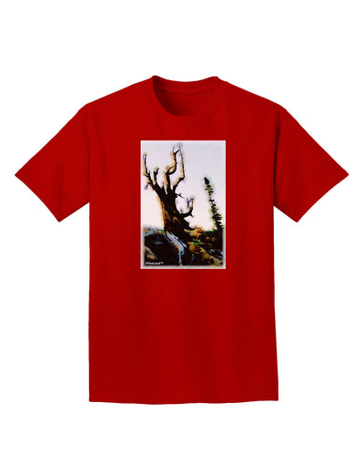 CO Mountain Scenery Watercolor Adult Dark T-Shirt-Mens T-Shirt-TooLoud-Red-Small-Davson Sales