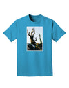 CO Mountain Scenery Watercolor Adult Dark T-Shirt-Mens T-Shirt-TooLoud-Turquoise-Small-Davson Sales