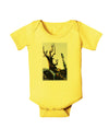 CO Mountain Scenery Watercolor Baby Romper Bodysuit-Baby Romper-TooLoud-Yellow-06-Months-Davson Sales