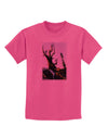 CO Mountain Scenery Watercolor Childrens T-Shirt-Childrens T-Shirt-TooLoud-Sangria-X-Small-Davson Sales