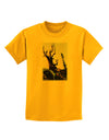 CO Mountain Scenery Watercolor Childrens T-Shirt-Childrens T-Shirt-TooLoud-Gold-X-Small-Davson Sales