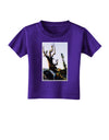 CO Mountain Scenery Watercolor Toddler T-Shirt Dark-Toddler T-Shirt-TooLoud-Purple-2T-Davson Sales