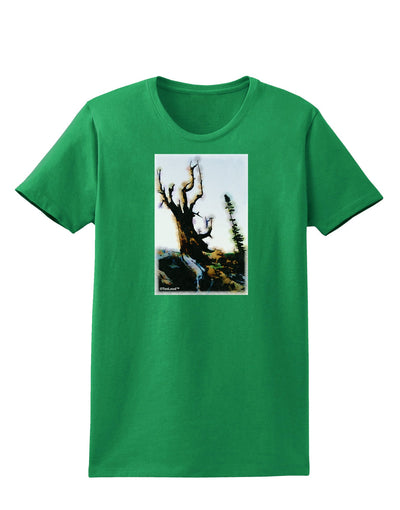 CO Mountain Scenery Watercolor Womens Dark T-Shirt-TooLoud-Kelly-Green-X-Small-Davson Sales