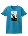 CO Mountain Scenery Watercolor Womens Dark T-Shirt-TooLoud-Turquoise-X-Small-Davson Sales