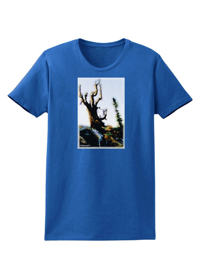 CO Mountain Scenery Watercolor Womens Dark T-Shirt-TooLoud-Royal-Blue-X-Small-Davson Sales