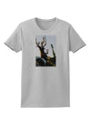 CO Mountain Scenery Watercolor Womens T-Shirt-Womens T-Shirt-TooLoud-AshGray-X-Small-Davson Sales