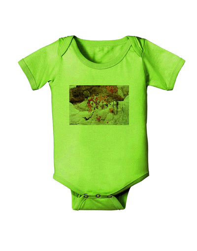 CO Painted Mines Baby Romper Bodysuit-Baby Romper-TooLoud-Lime-06-Months-Davson Sales