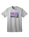 CO Rainbow Sunset Watercolor Text Adult T-Shirt-Mens T-Shirt-TooLoud-AshGray-Small-Davson Sales