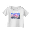 CO Rainbow Sunset Watercolor Text Infant T-Shirt-Infant T-Shirt-TooLoud-White-06-Months-Davson Sales