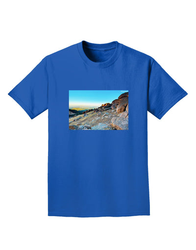 CO Rockies View Adult Dark T-Shirt-Mens T-Shirt-TooLoud-Royal-Blue-Small-Davson Sales