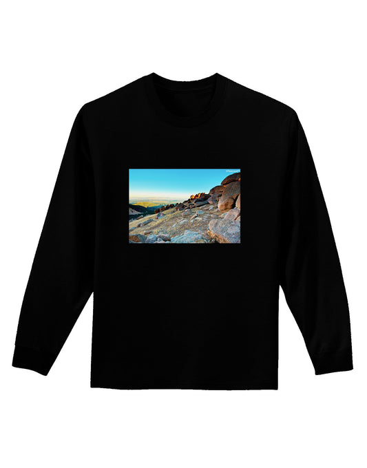 CO Rockies View Adult Long Sleeve Dark T-Shirt-TooLoud-Black-Small-Davson Sales