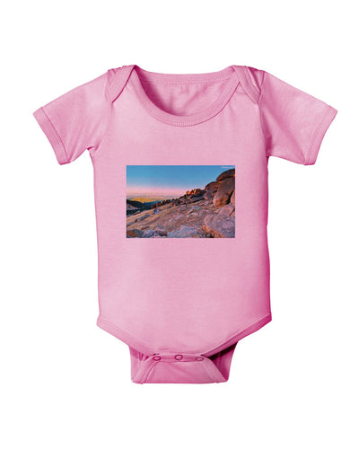 CO Rockies View Baby Romper Bodysuit-Baby Romper-TooLoud-Pink-06-Months-Davson Sales