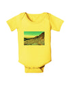 CO Rockies View Baby Romper Bodysuit-Baby Romper-TooLoud-Yellow-06-Months-Davson Sales