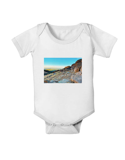 CO Rockies View Baby Romper Bodysuit-Baby Romper-TooLoud-White-06-Months-Davson Sales