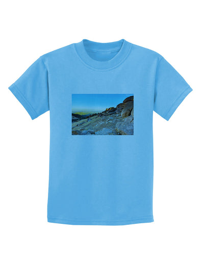 CO Rockies View Childrens T-Shirt-Childrens T-Shirt-TooLoud-Aquatic-Blue-X-Small-Davson Sales