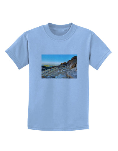 CO Rockies View Childrens T-Shirt-Childrens T-Shirt-TooLoud-Light-Blue-X-Small-Davson Sales