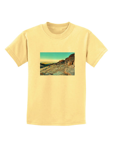 CO Rockies View Childrens T-Shirt-Childrens T-Shirt-TooLoud-Daffodil-Yellow-X-Small-Davson Sales