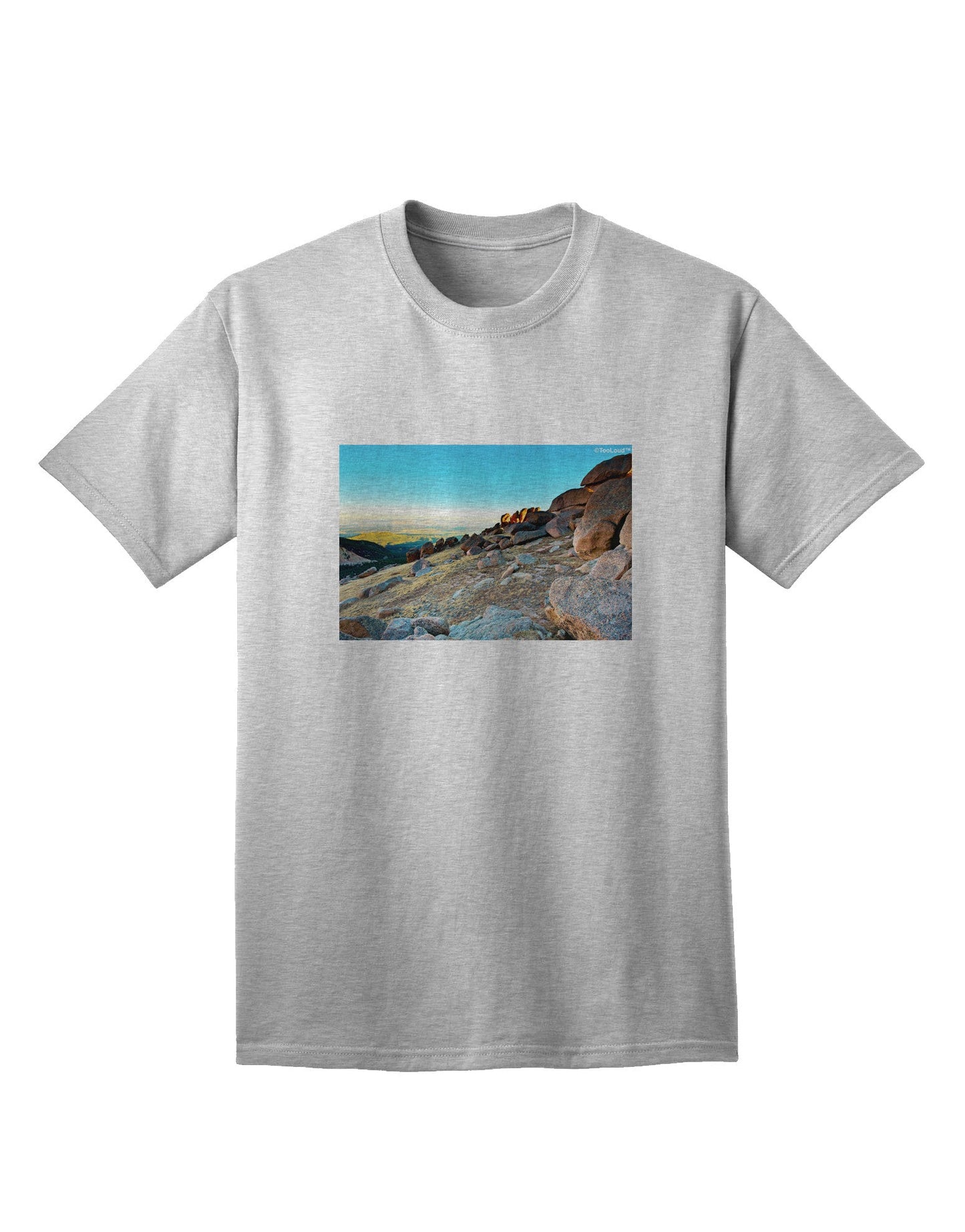 CO Rockies View - Premium Adult T-Shirt Collection-Mens T-shirts-TooLoud-AshGray-Small-Davson Sales