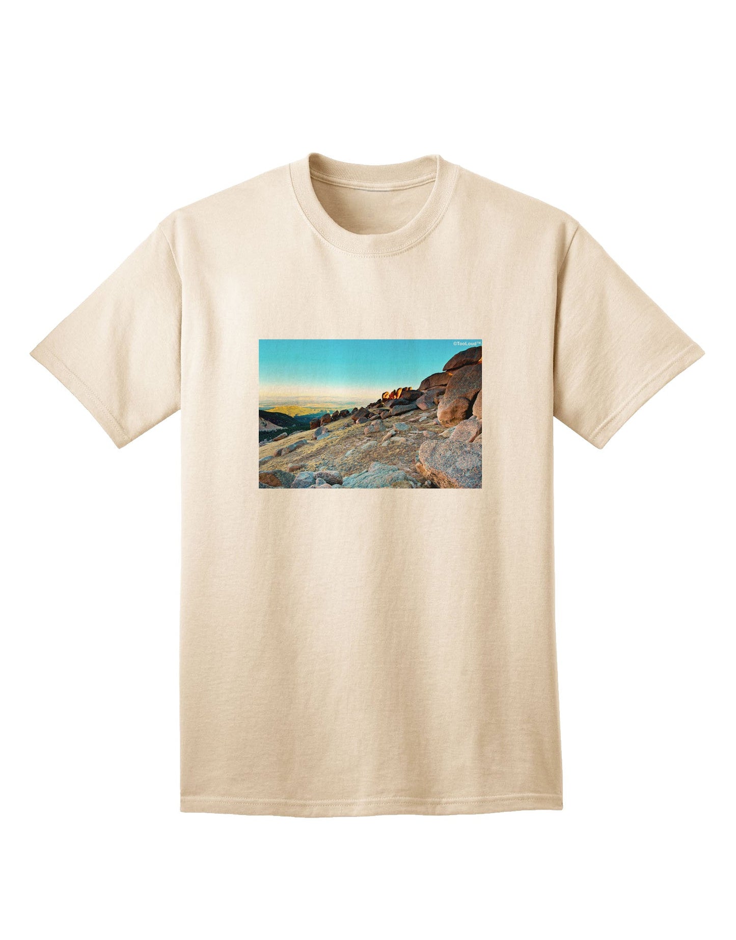CO Rockies View - Premium Adult T-Shirt Collection-Mens T-shirts-TooLoud-Natural-Small-Davson Sales