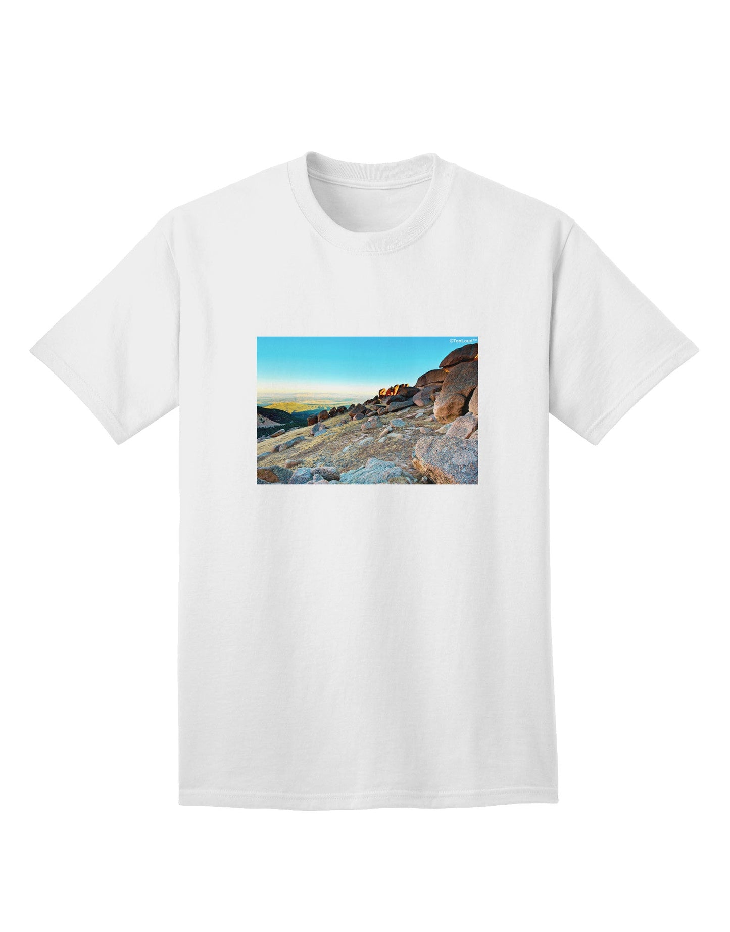 CO Rockies View - Premium Adult T-Shirt Collection-Mens T-shirts-TooLoud-White-Small-Davson Sales