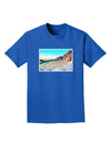 CO Rockies View Watercolor Adult Dark T-Shirt-Mens T-Shirt-TooLoud-Royal-Blue-Small-Davson Sales