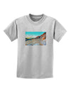 CO Rockies View Watercolor Childrens T-Shirt-Childrens T-Shirt-TooLoud-AshGray-X-Small-Davson Sales