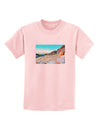 CO Rockies View Watercolor Childrens T-Shirt-Childrens T-Shirt-TooLoud-PalePink-X-Small-Davson Sales