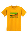 CO Rockies View Watercolor Childrens T-Shirt-Childrens T-Shirt-TooLoud-Gold-X-Small-Davson Sales