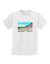 CO Rockies View Watercolor Childrens T-Shirt-Childrens T-Shirt-TooLoud-White-X-Small-Davson Sales